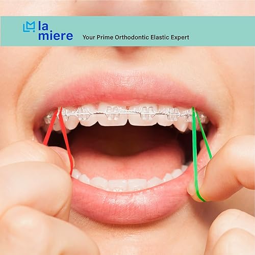 Miniatura 5 de 3 paquetes de 300 bandas elásticas intraorales medianas de 18 pulgadas, bandas elásticas de ortodoncia, elásticas dentales, hechas en EE. UU.
