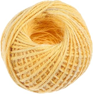 BETOOKY 1 Roll Natural Twine Tags Decorative Labels Jute Thread DIY Crafts Jute Twine Jute Twine Roll Gift Burlap Paper Rope Tag Rope Household Paper Rope Jute Rope Packaging Line