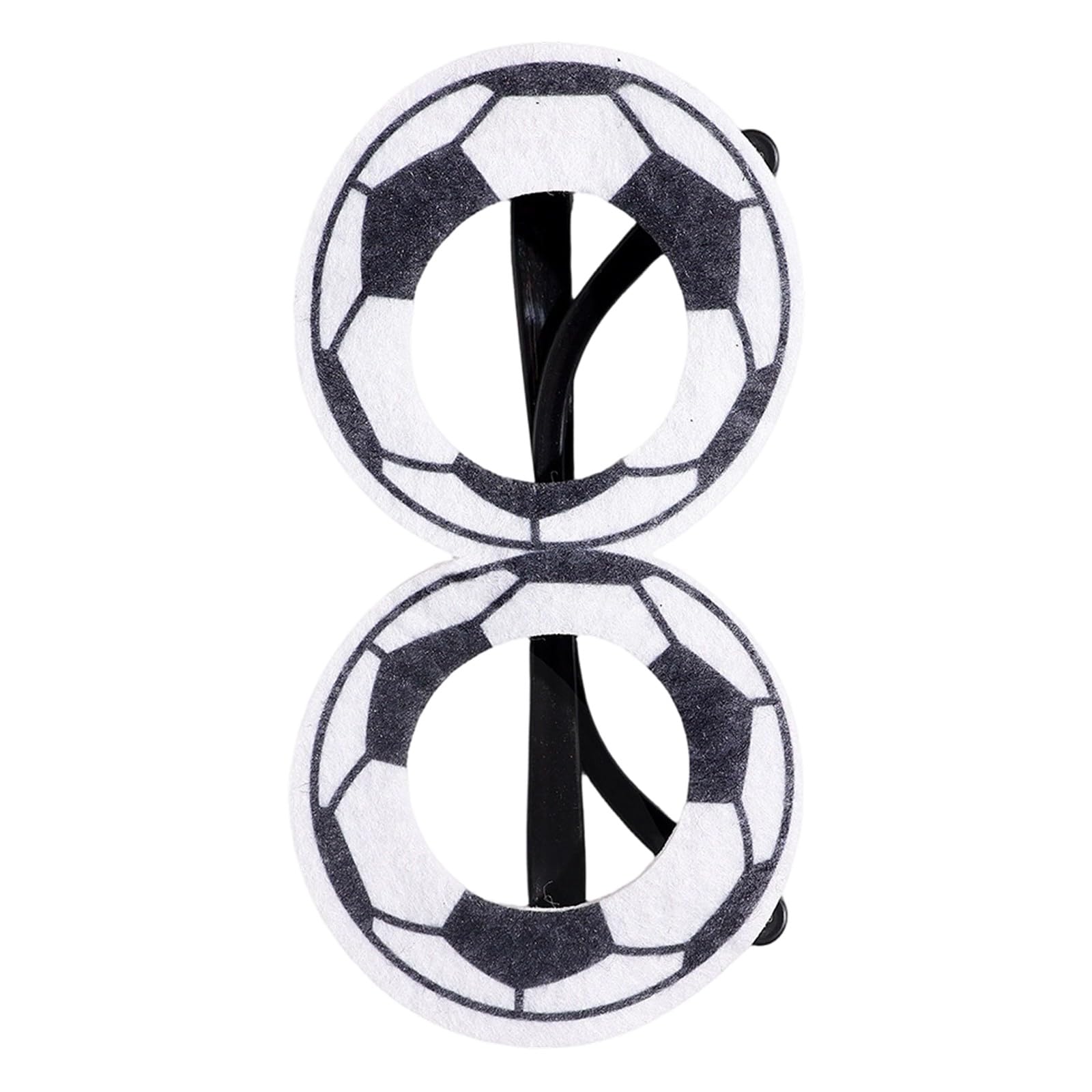 Msioytog Eyewears/Headband for Soccer Enthusiasts and Party Goers Soccer Spectacle/Headwear Accessory Football Glasses Headpiece
