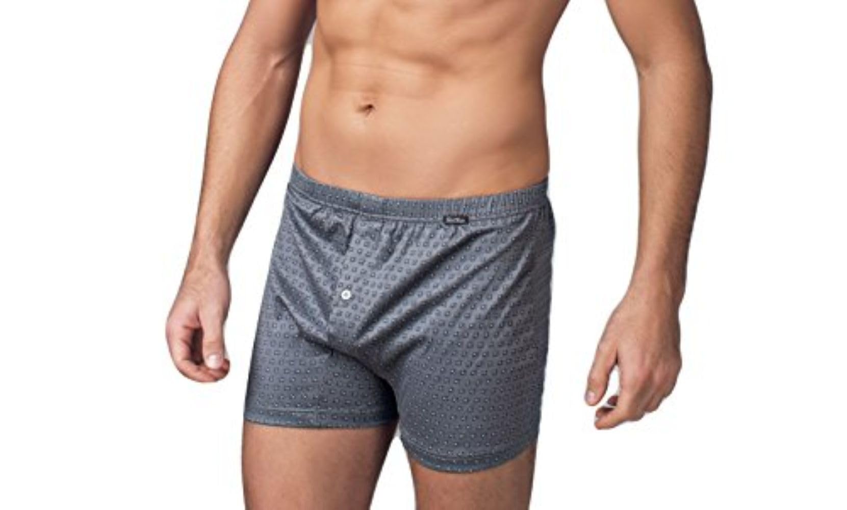 NOTTINGHAM N.3 Boxer Uomo in Filo di Scozia Apertura Anteriore, Chiusura Bottone ED Elastico Foderato.