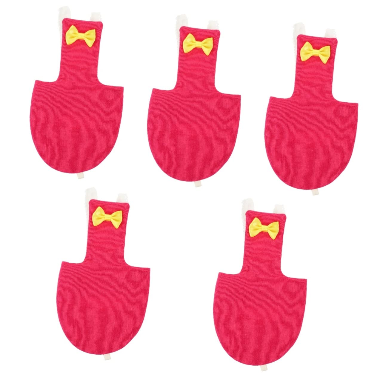 BESPORTBLE 5pezzi Pannolini Lavabili Per Per Pappagalli e Piccole Volatili e Traspiranti Per Cacatua Pappagallini e Piccioni