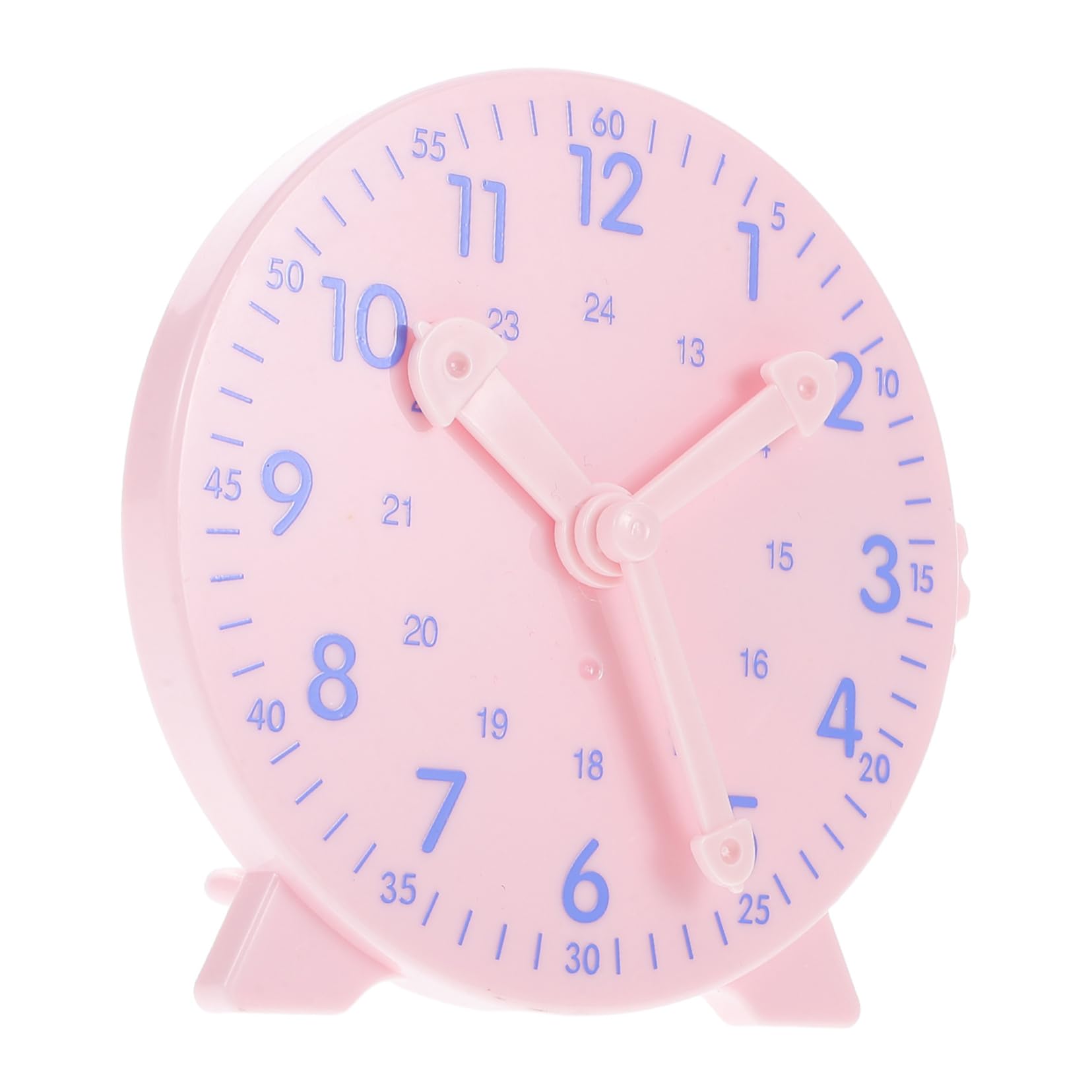 ifundom Educational Telling Clock Model Fun Pink Classroom Teaching Tool for Enhances Awareness and Management Skills for Homeschool and School Use