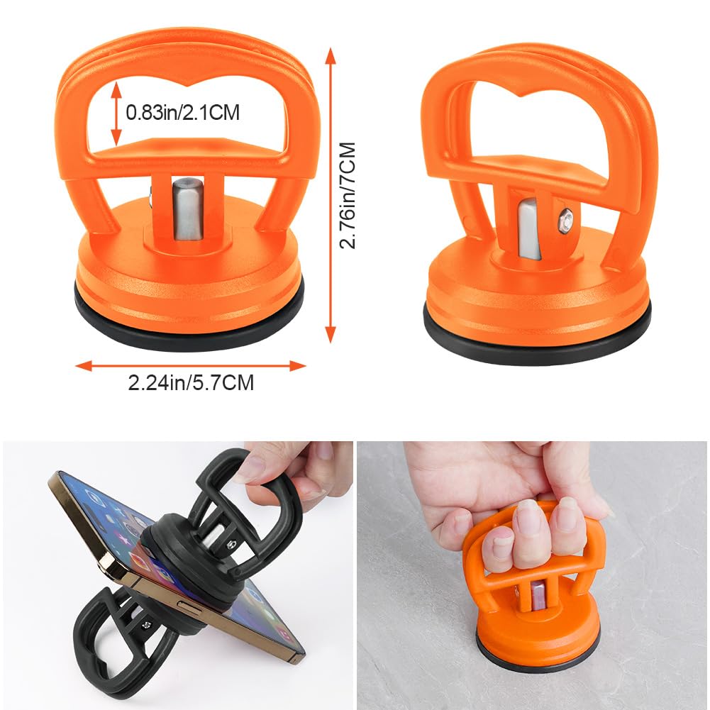 flintronic Ventosa para Reparador Arañazos Abolladuras Coche, 2 Piezas Ventosa para Coche Abolladuras, para ReparacióN de Abolladuras de Coche, Vidrio, Teléfonos Móviles, Azulejos