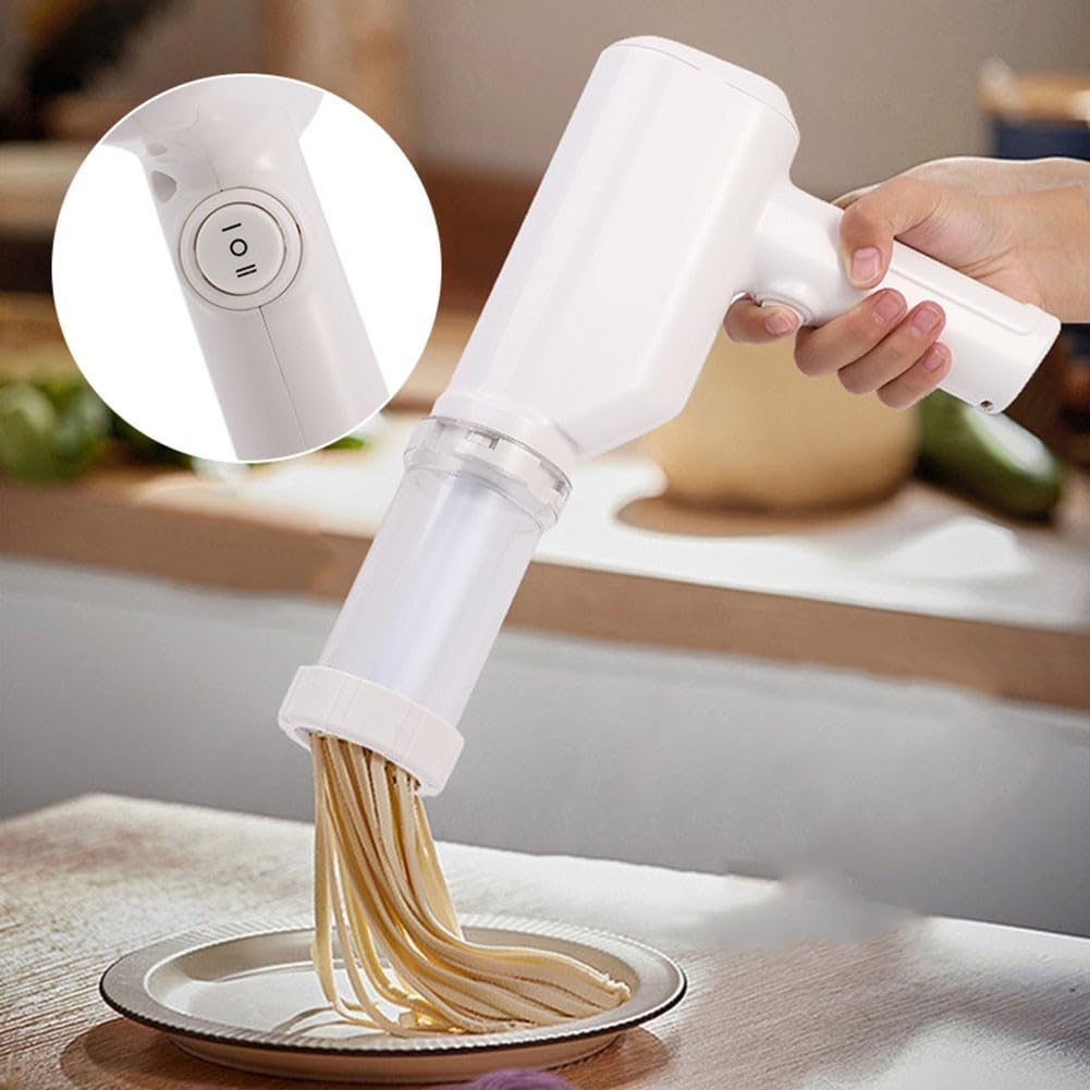 VANiGO Macchina per la pasta elettrica portatile, macchina per la past