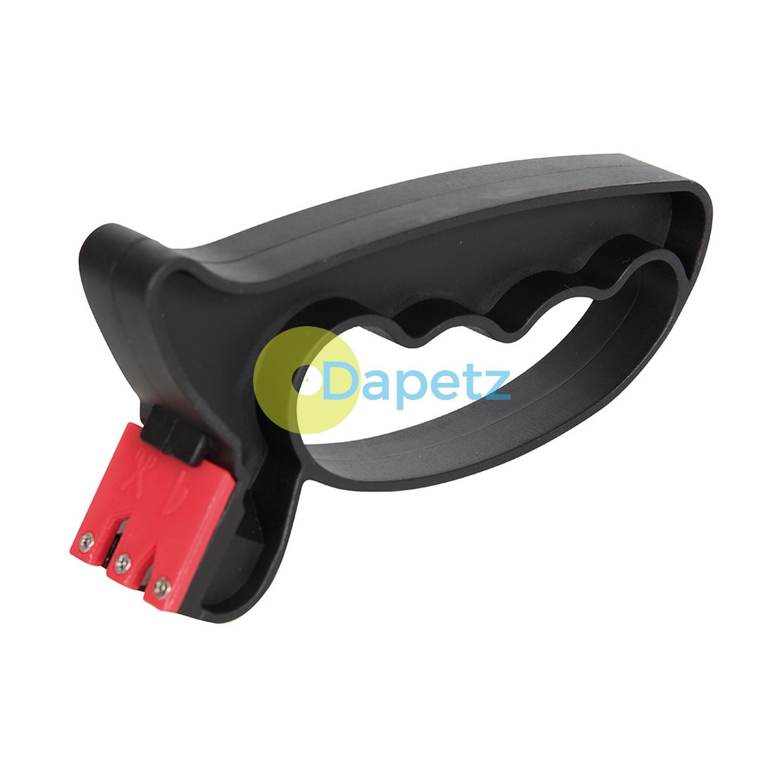 Dapetz 2-In-1 Knife Scissor Sharpener - 2-In-1 High-Impact Abs Plastic Handle