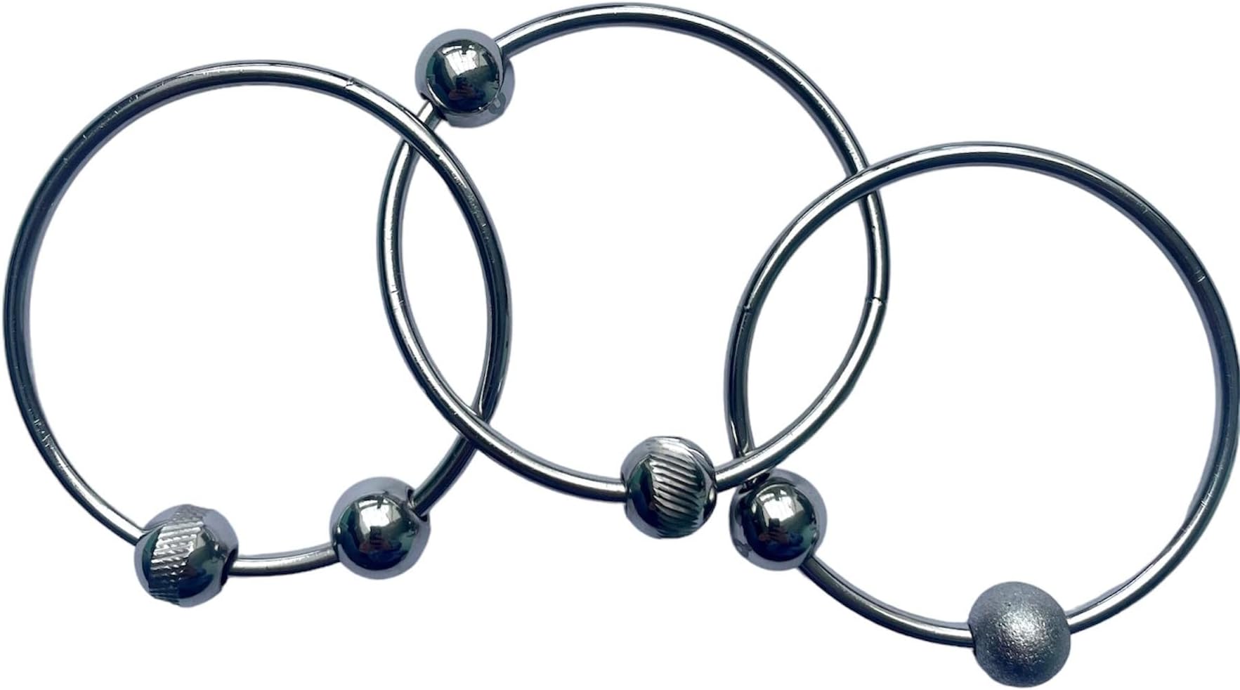 Yummirings, stainless steel teething rings by Yummikeys, for babies from birth, cool teething relief