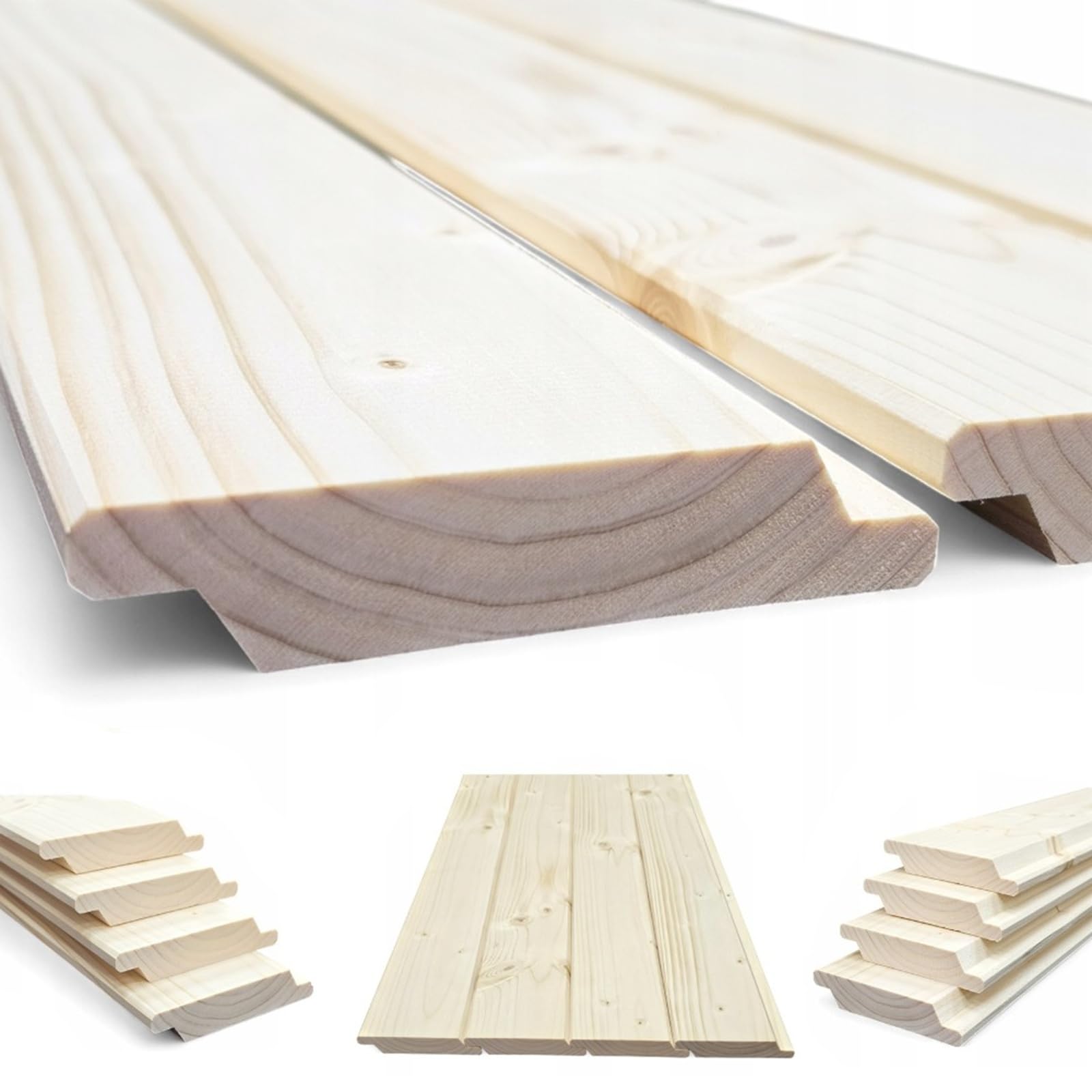 QLS Shutters Sichtschutz Set 100 cm mit 12 Holzlamellen verstellbar