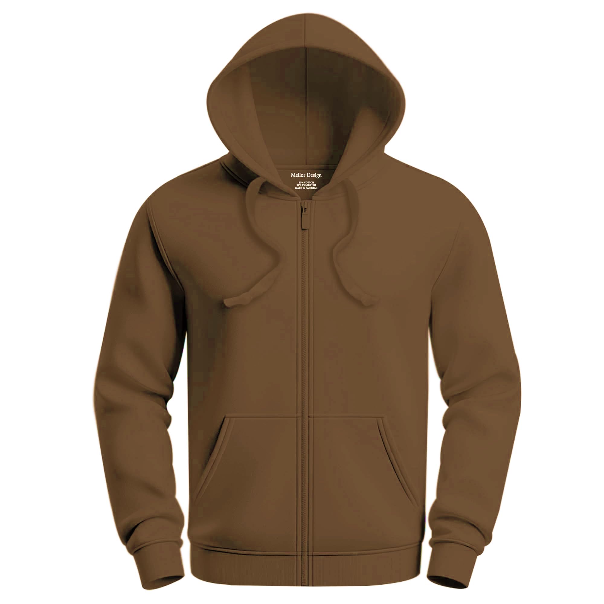 Plain Zipper Hoodie Hooded Top Unisex Mens Ladies Hooded Sweatshirts