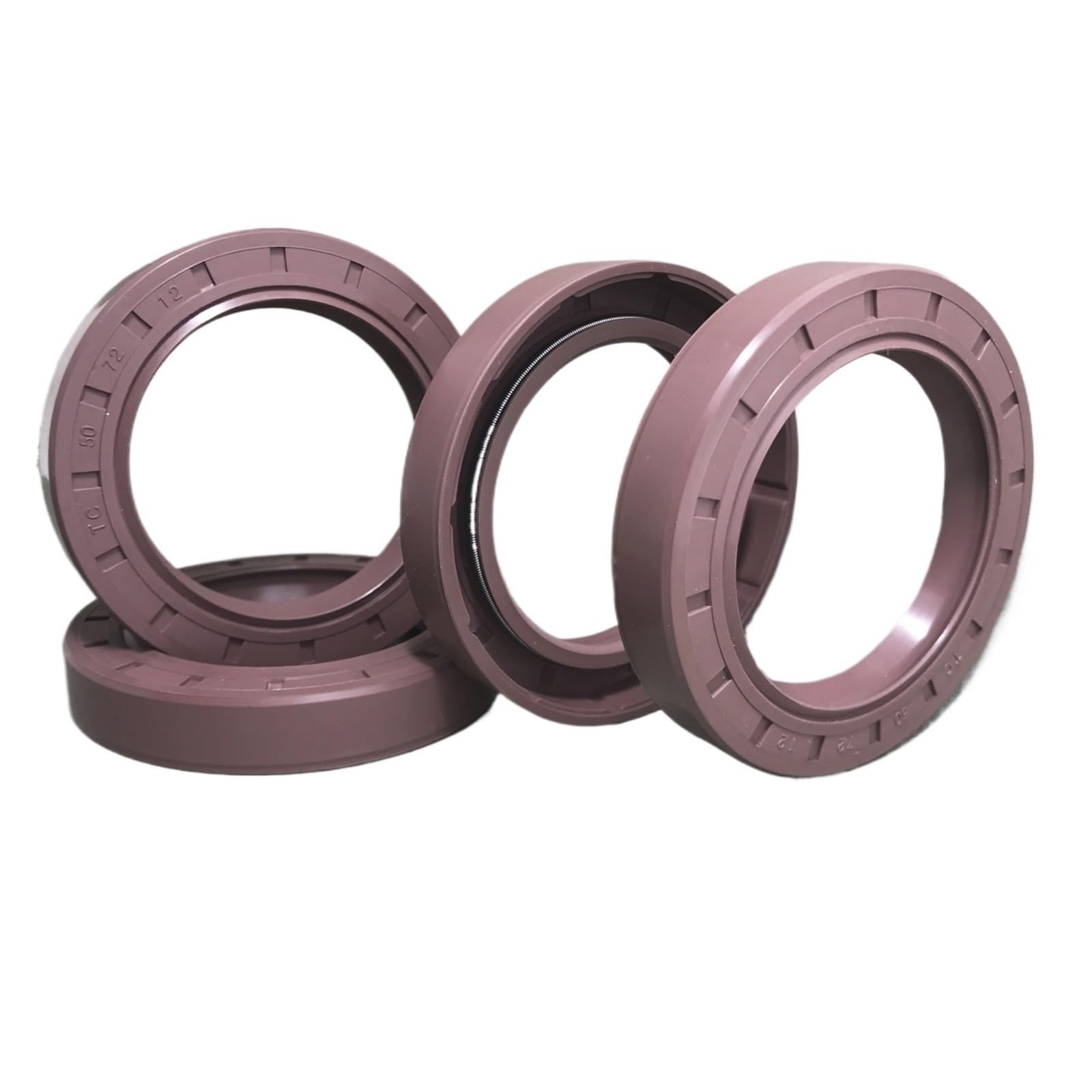 LEOTNNDQ 1pcs 5 * 15 * 6 mm Oil Seal BrownSpring Gasket 10pcs/bag
