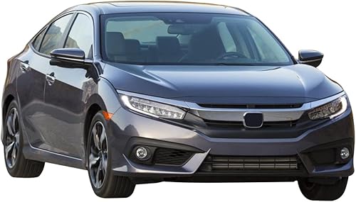 Miniatura 2 de FREEMOTOR802 Compatible con Honda Civic 2016-2021 4 puertas Sedan y Hatchback alfombra de piso Hatchback, ajuste de fábrica, alfombrillas de nailon