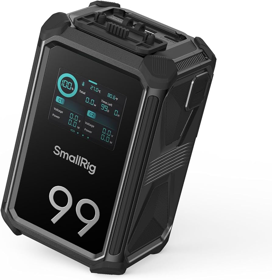 Amazon | SMALLRIG X99 99Wh 耐衝撃 防塵 防水 Vマウントバッテリー X