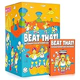 take that karten 🎊 NOCH MEHR RASANTER SPIELSPAß! - Enthält Beat That! Hauptspiel sowie die Haushaltsgegenstände-Erweiterung. Alles, was ihr für den ultimativen Familien-Spielabend, für Dinner-Partys, Geburtstage und Feiern aller Art drinnen oder draußen braucht. Familienspiele für Weihnachten, Silvester, Geburtstagsfeiern, Abschlussfeier, Junggesellenabschied und andere Parteien!