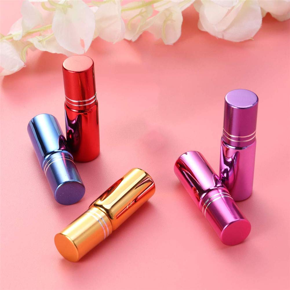 Hohopeti 50 Stuks Mini Roller Ball Inzetstukken Voor Navulbare Geurrollers - Lekvrije Stalen Rollerball Pluggen Voor Essentiële Olie En Parfum Flesjes