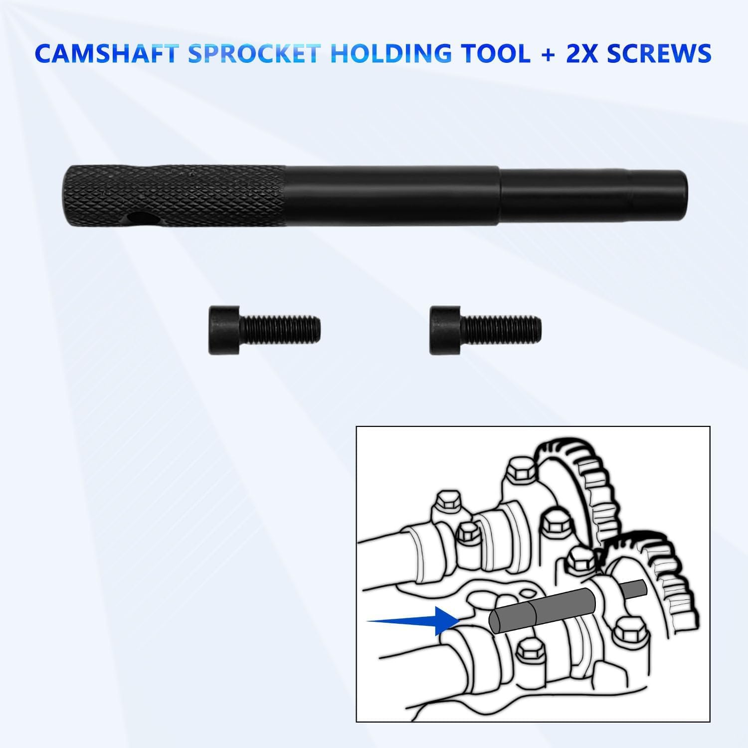 ZKTOOL Kit d'outil de verrouillage et d'alignement pour moteur diesel, Compatible avec Vauxhall Opel 1.6 Cdti, Outils pour arbre à cames moteur, Outils pour chaîne de distribution moteur, OEM KM 6130