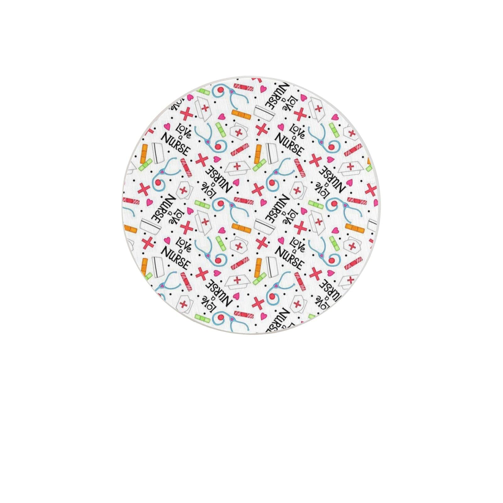 Love ATwo Pieces Coaster Heat-Resistant Reusable Saucers for Drinks Wine Glasses Plants Cups Mugs