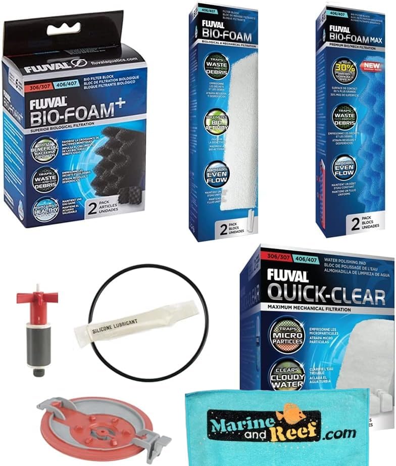 Inland Seas Fluval 407 Aquarium Filter Maintenance Kit Bundle (4 Items) (B0C29JRRP4) Amazon Price History, Amazon Price Tracker