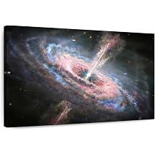 ElephantStock Quasar Outflow Canvas Wall Art 24"x16"
