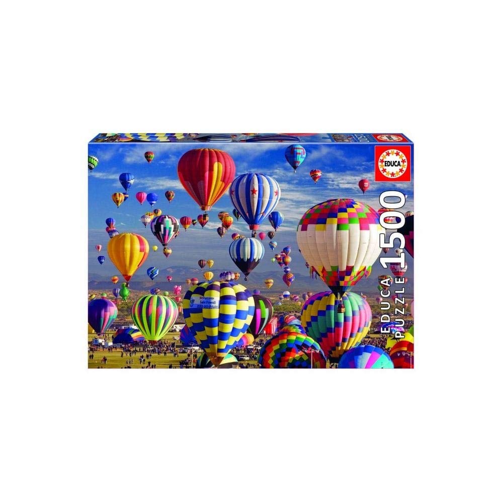 Educa - Puzzle de 1500 Piezas para Adultos | Globos Aerostáticos. Incluye Pegamento Fix Puzzle. A Partir de 14 años (17977)