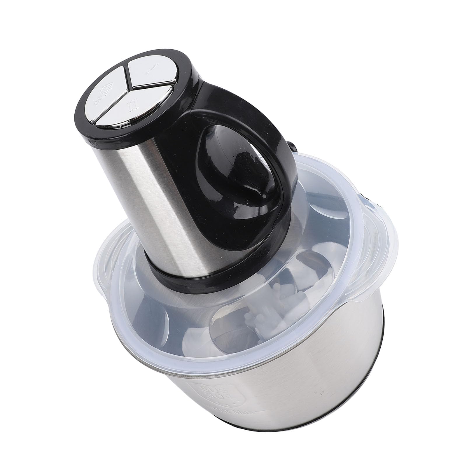 Procesador de Alimentos de 5L, Picadora Eléctrica de Verduras de 500W, Picadora de Carne con Cuchillas de Acero Inoxidable SUS, Motor de Cobre para Molienda de Cocina (Enchufe europeo 220V)