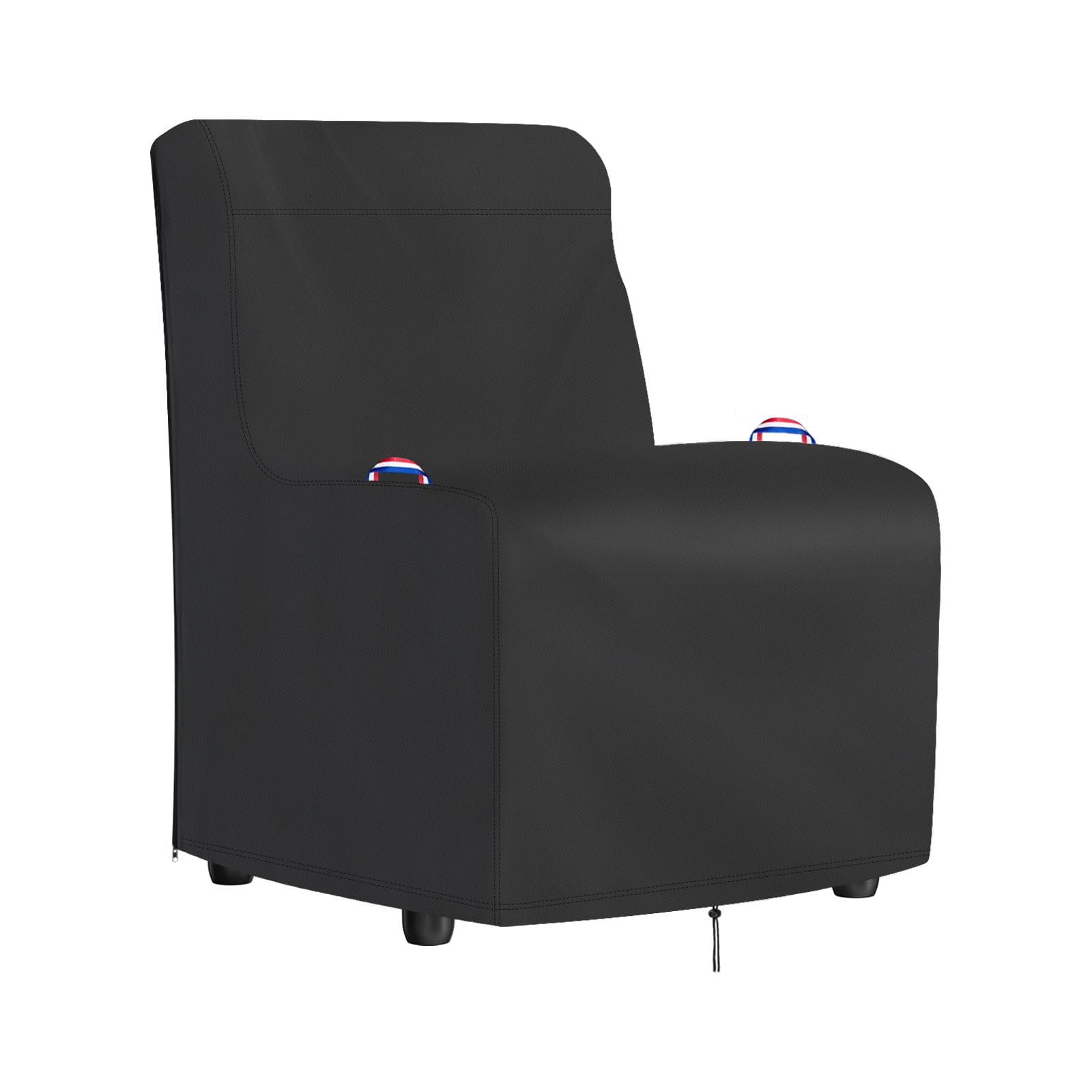 Iptienda Outdoor Chair Cover,Garden Recliner Cover Waterproof,500D Oxford Patio Chair Covers with Bilateral Smooth Zippers,Furniture Covers for Recliner sofa,Stacking Chairs,Rocking Chairs-75x80x102cm