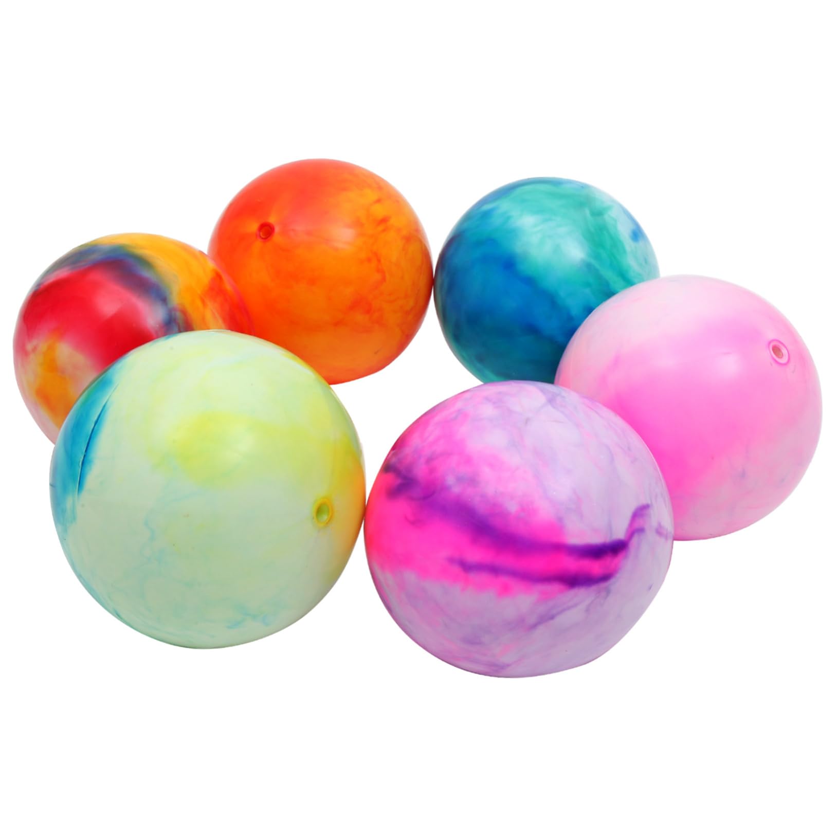 TOYANDONA Summer Pool Toy Bouncy Beach Balls for Pool Games PVC Material Set of 2 Random Color