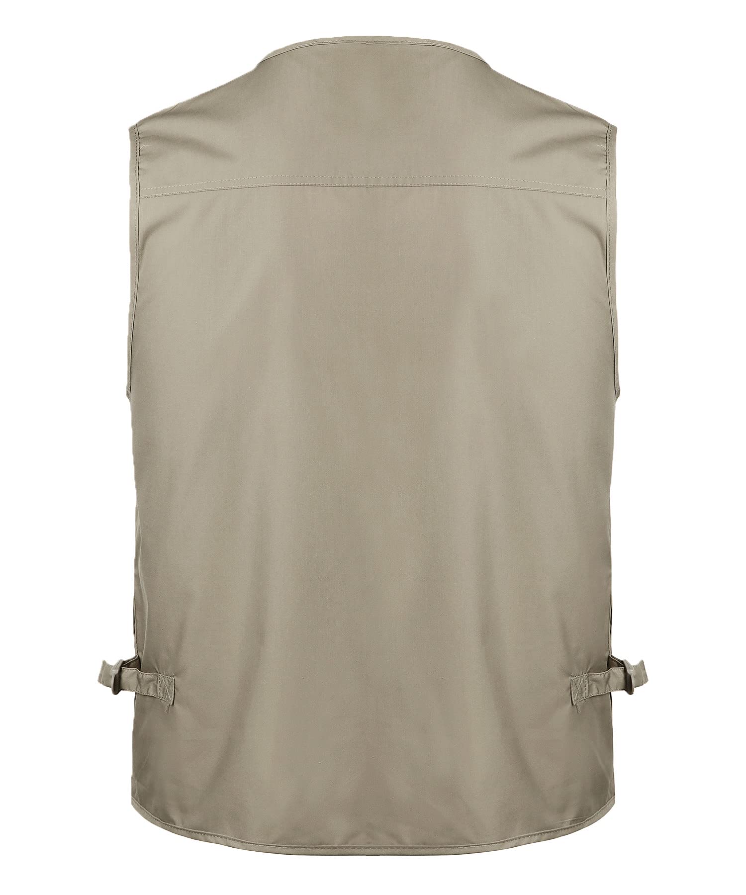 Homme Gilet de pêche à séchage rapide Gilet d'extérieur Veste de Loisirs Léger Respirant Gilet de Photographie Gilet Sans Manches Veste de Sport avec Multi-Poche