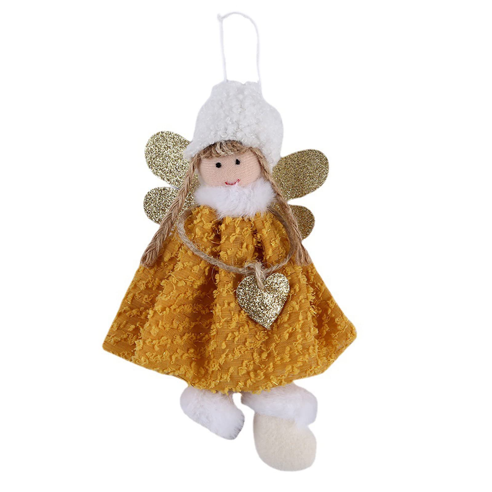Jazuaiao Christmas Angel for Doll Hanging Pendants Tree Hanging Ornaments Plush for Decoration Pendant