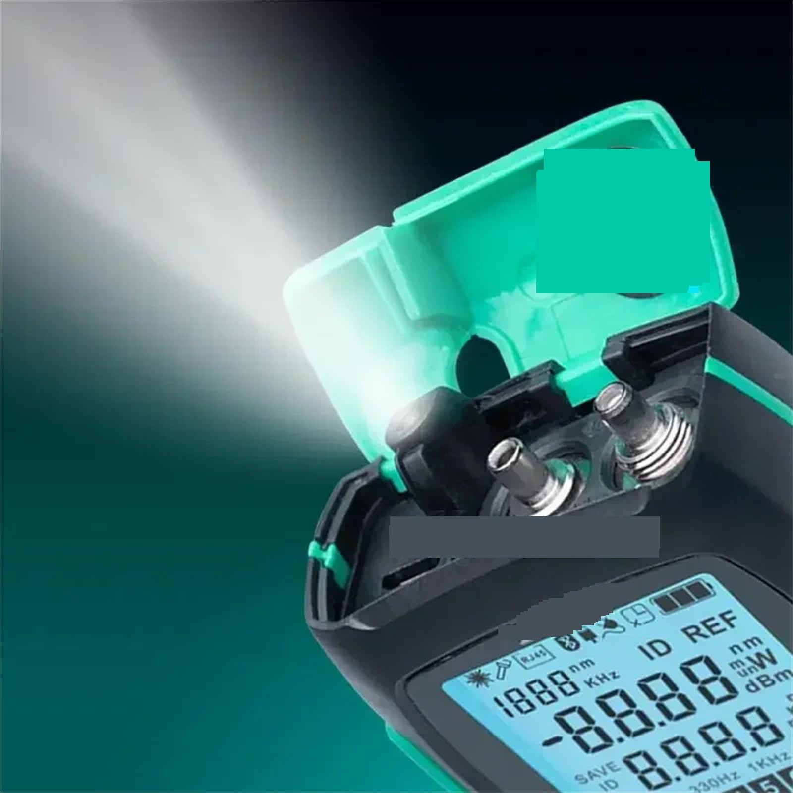 Probador de fibra óptica, Medidor de potencia óptica MT-7615/7616, 4 en 1, multifunción, comprobador fibra, desconexión y cable LAN, localizador visual fallos(MT-7616)