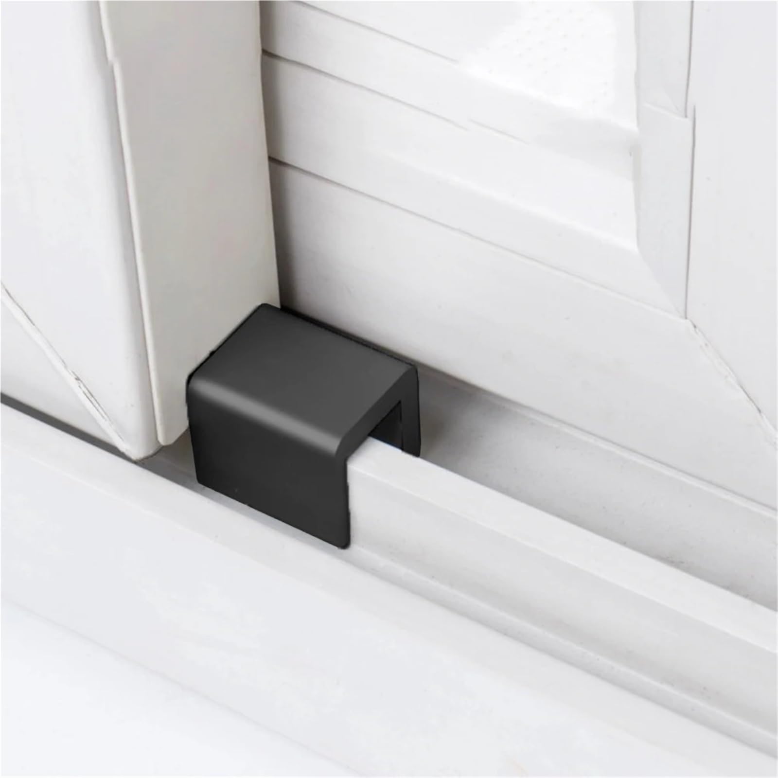 5/8/10Pcs Window Sliding Door Lock Sash Stopper Cabinet Locks Straps Doors Security Anti-theft Safety Für Zuhause(Single hole yellow,5pcs)