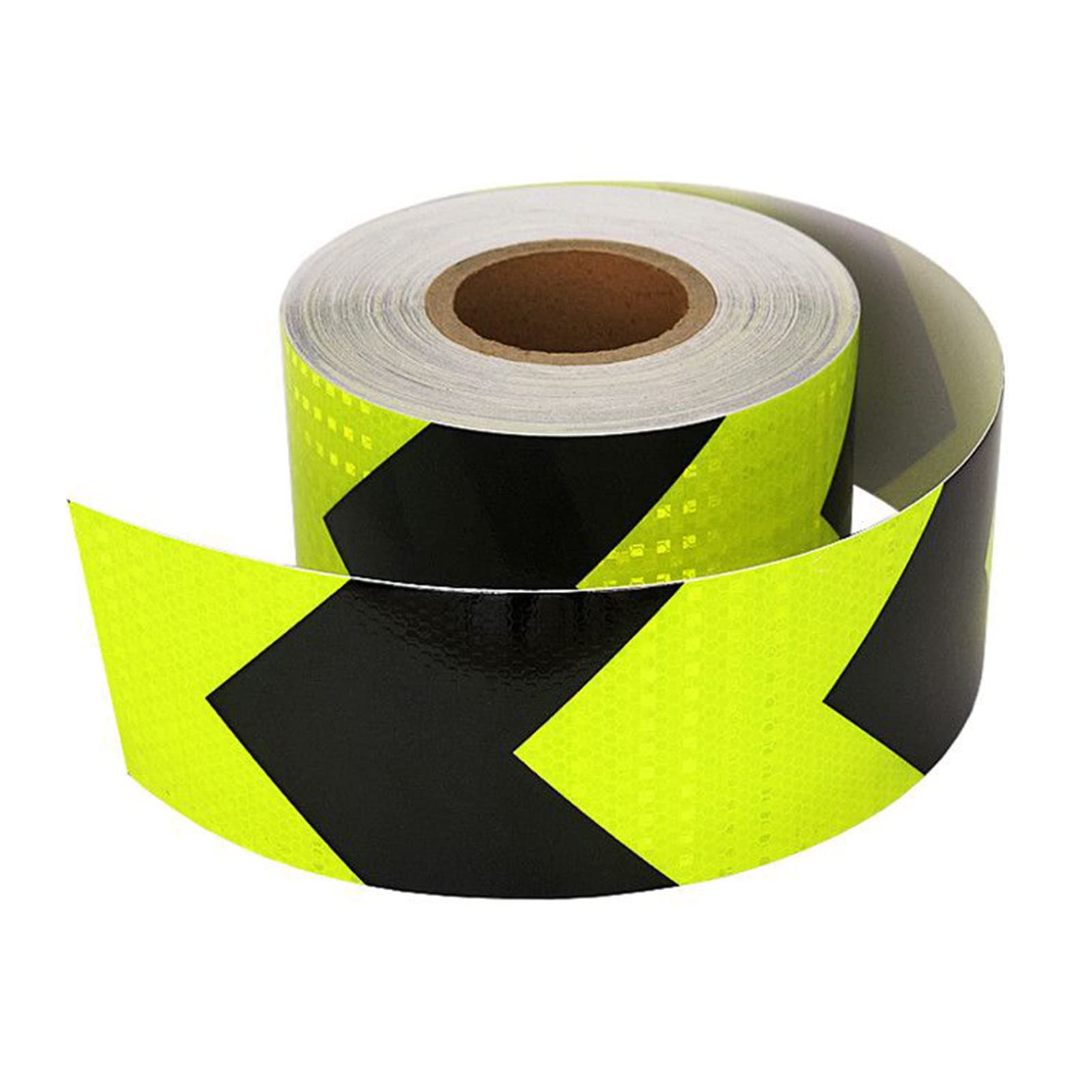 VHcgCGJ reflective tape, ReArrow Warnig Tape, Self Adhesive Marking, High Intensity Reflective Sticker for Car Truck(Black Green)
