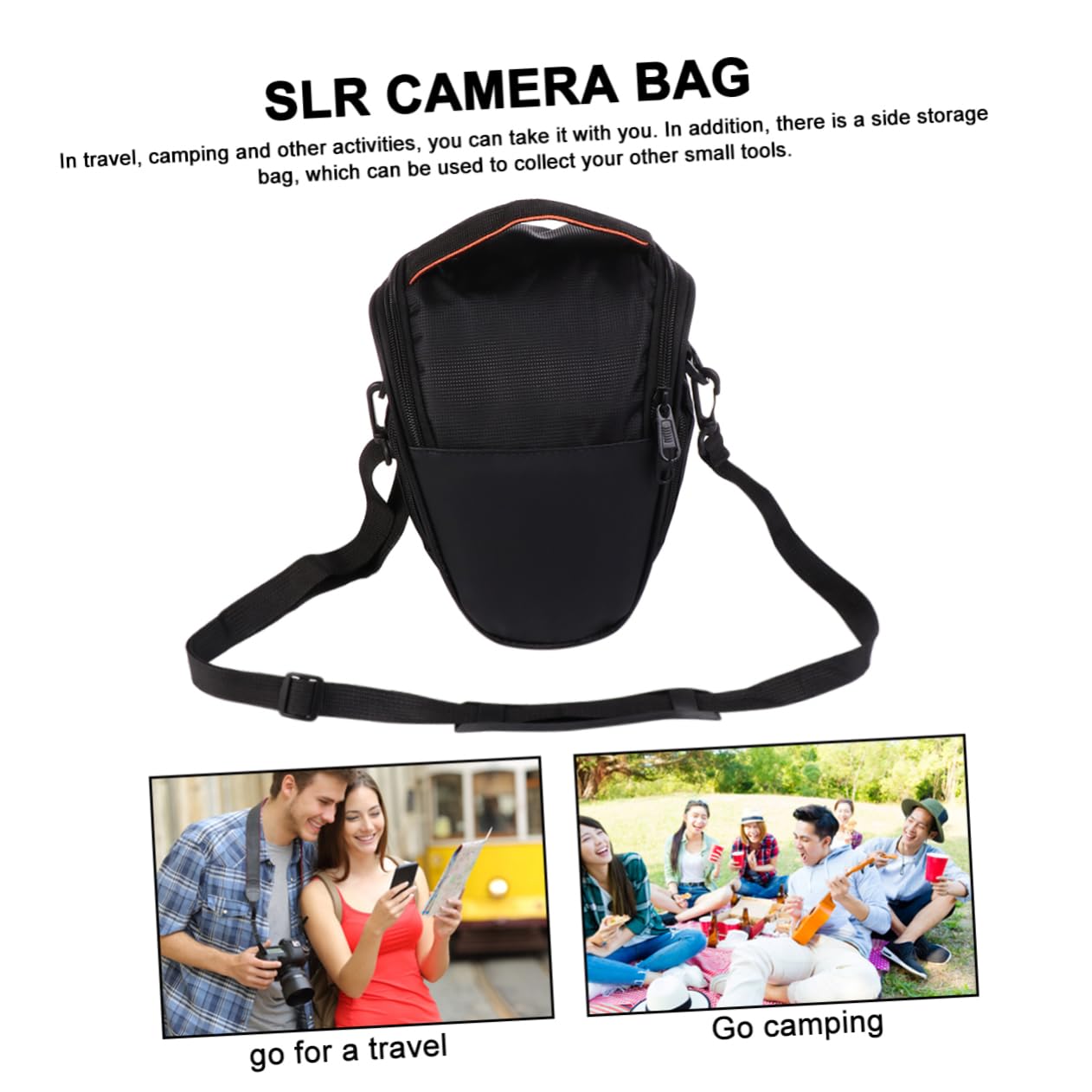 HOMSFOU Borsa Per Fotocamera Da 3 Pezzi Custodia A Tracolla Antiurto Custodia Protettiva Custodia Per Fotocamera Portatile Custodia Per Fotocamera Impermeabile Custodia Per Fotocamera Per