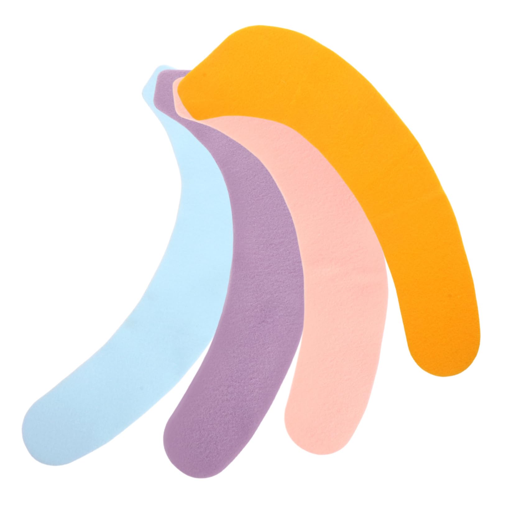 Ipetboom Warm Comfortable Toilet Seat Covers 4pcs Plush Covers Adhesive Toilet Seat Pads Easy Install Sanitary for Home