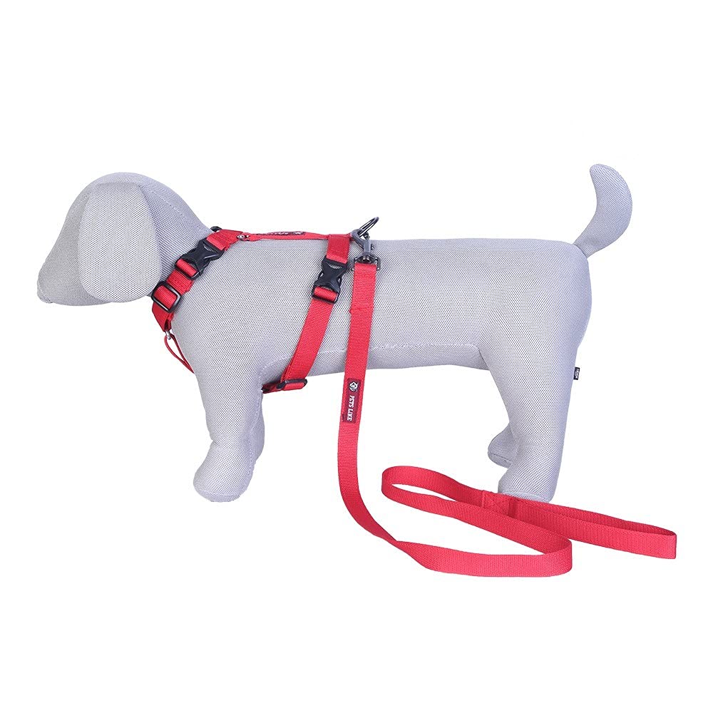 Pets Like Dog Full Harness with Collar Clips and Leash Set Red(Small) (B09D3B93F5) Amazon Price History, Amazon Price Tracker