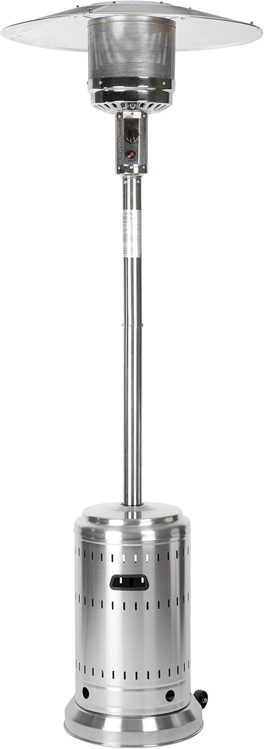 AmazonBasics Stainless Steel Commercial Patio Heater