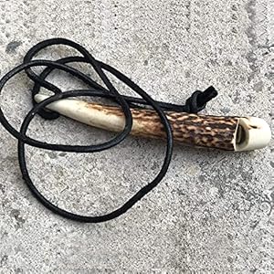 H E Stag Antler Attention Horn Gun Dog Whistle | Training High Pitch Whistle for Training Hunting Shooting | Dog Horn | Ideal for Training and Hunting | Coming with Leather Strap Cucciolini Doodles H e stag antler attention horn gun dog whistle | training high pitch whistle for training hunting shooting | dog horn | ideal for training and hunting | coming with leather strap cucciolini doodles