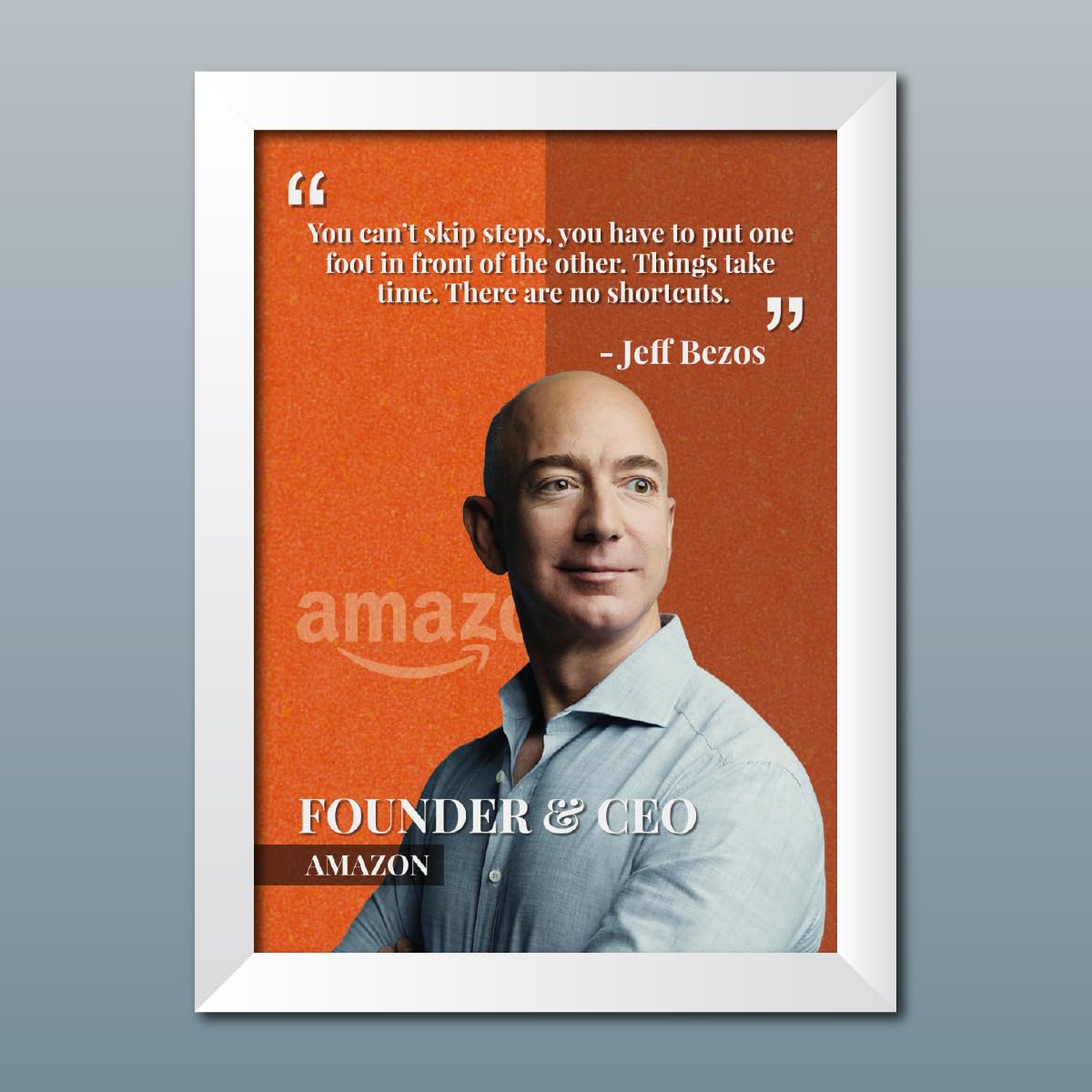 TenorArts Jeff Bezos Poster Motivational Quotes Laminated Photo Frame Painting White Color Matt Finish Textures | Inspirational Wall Frames/Hanging For Room (12 inches x 9 inches) (B0D9HWLWC5) Amazon Price History, Amazon Price Tracker