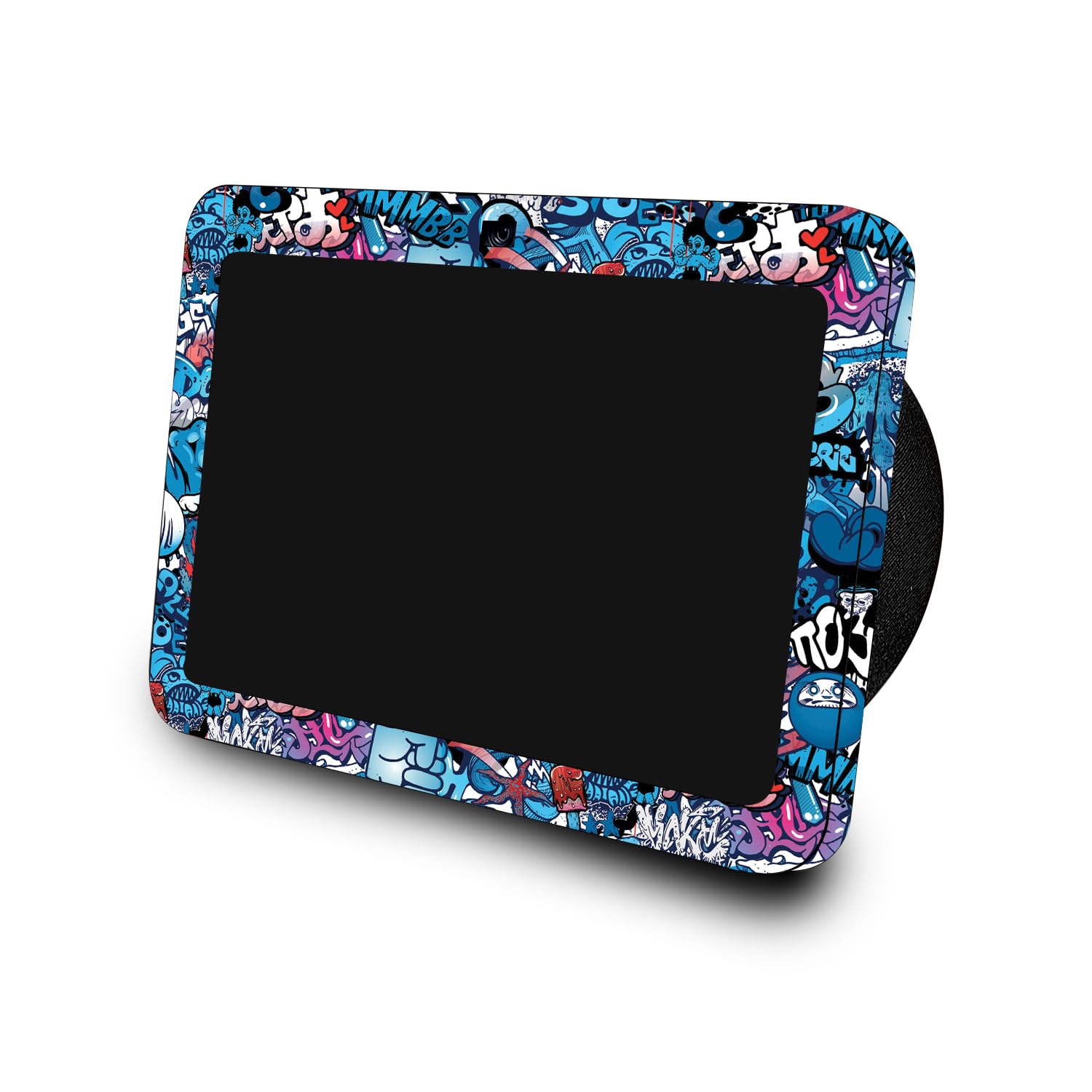 Skin Compatible with Amazon Echo Show 8 (3rd Gen, 2023) - Blue Meanies - Premium 3M Vinyl Protective Wrap Decal Cover - Easy to Apply | Crafted in The USA by MightySkins