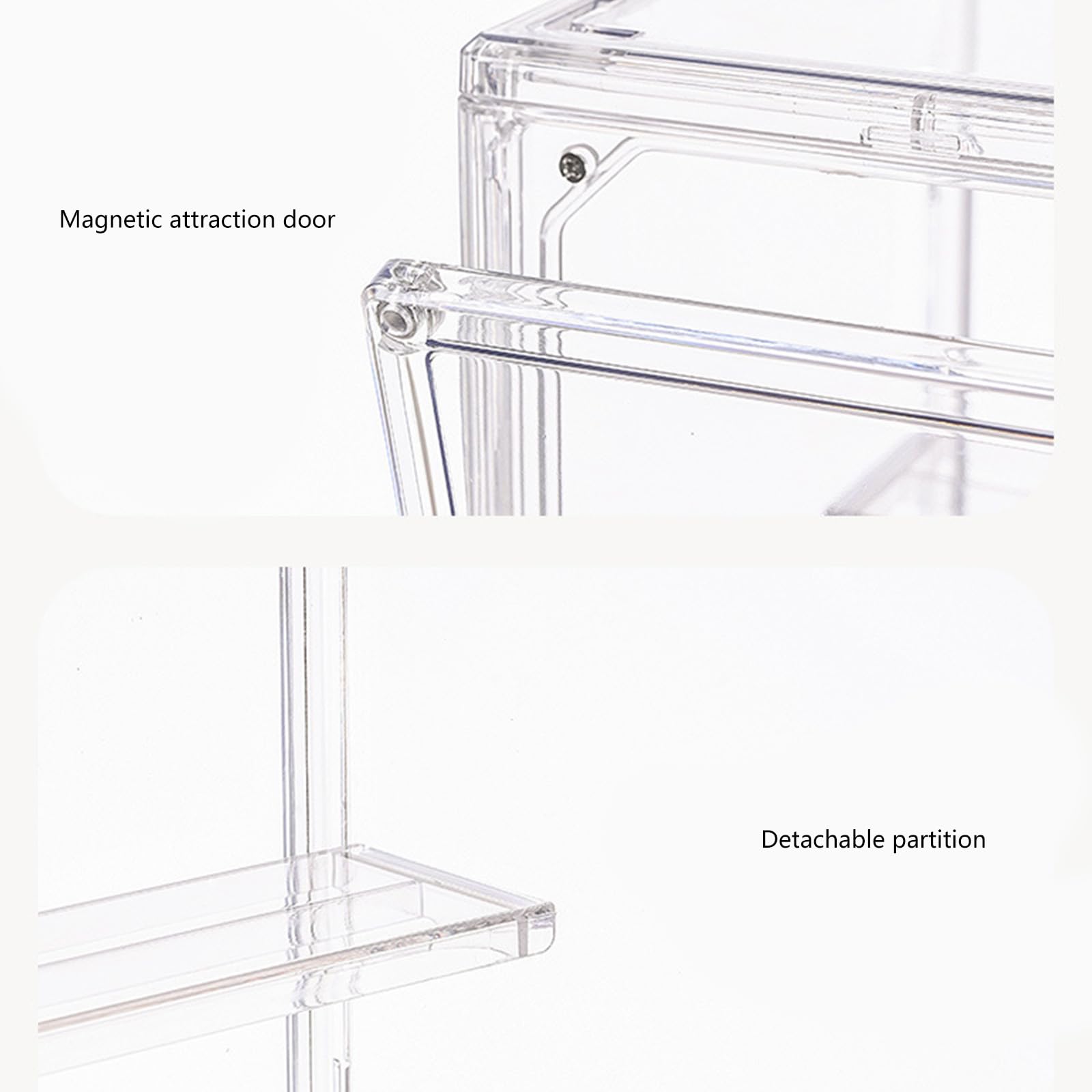Vitrina para figuras de acción coleccionables y juguetes, caja organizadora grande con PET Easy