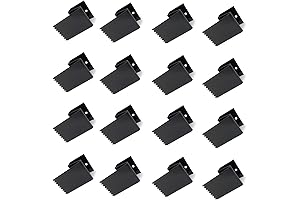 16 Pack Hurricane Shutters for Windows | Black Steel Hurricane Board-Up Clips