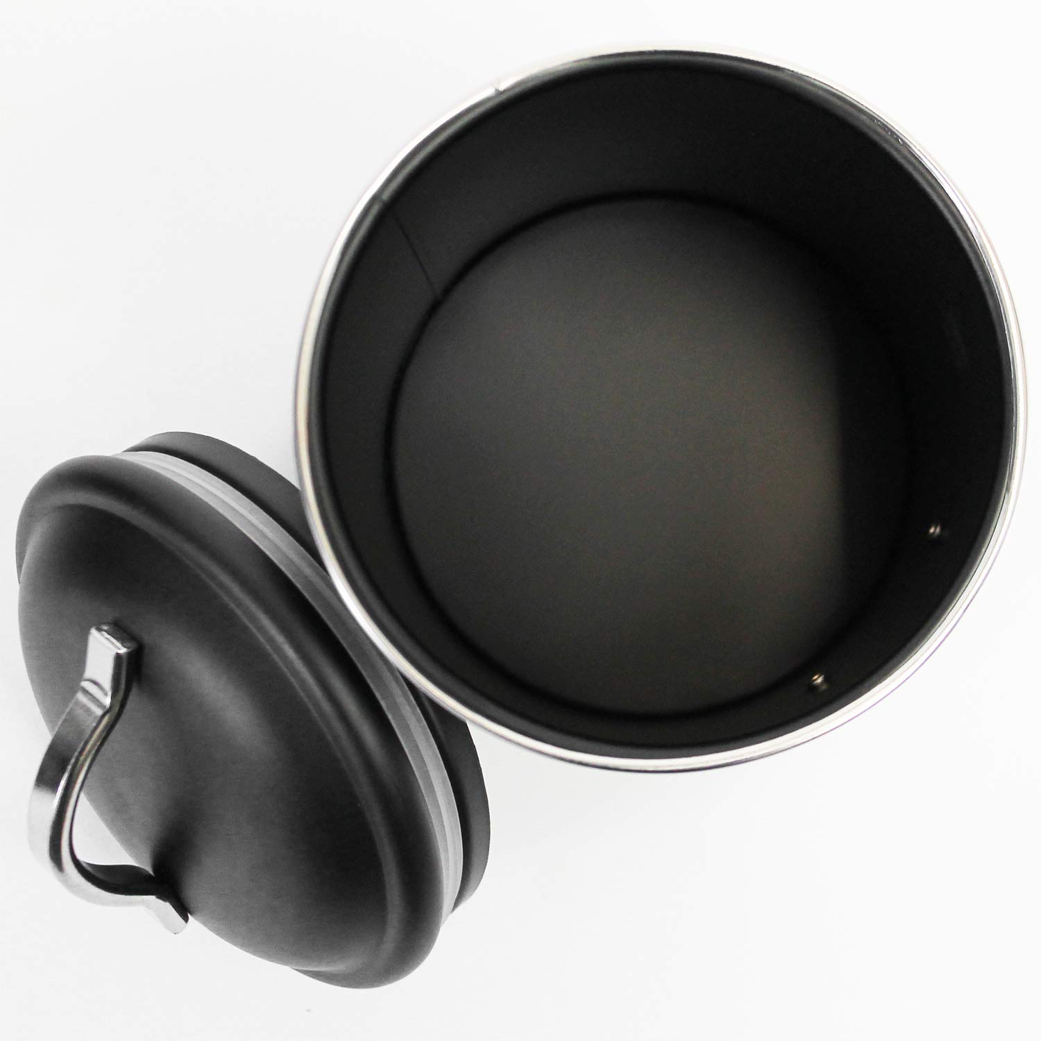 Sucrier Bistrot 2L Noir - Boîte De Conservation En Métal Avec