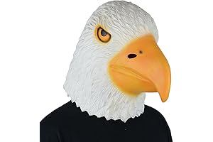 LarpGears Halloween Costume Latex Eagle Mask Funny Animal Mask