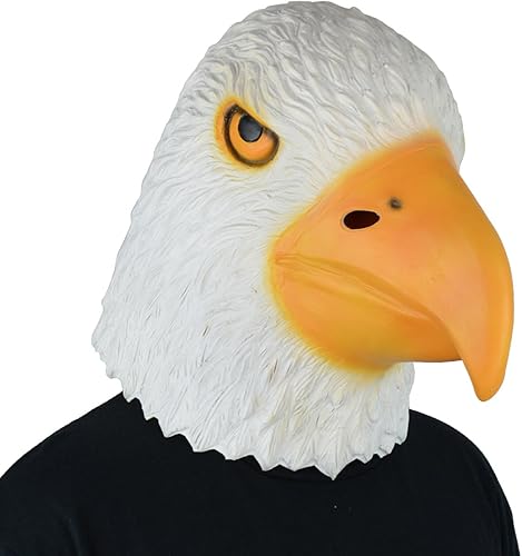 LarpGears - Máscara de águila de látex para Halloween