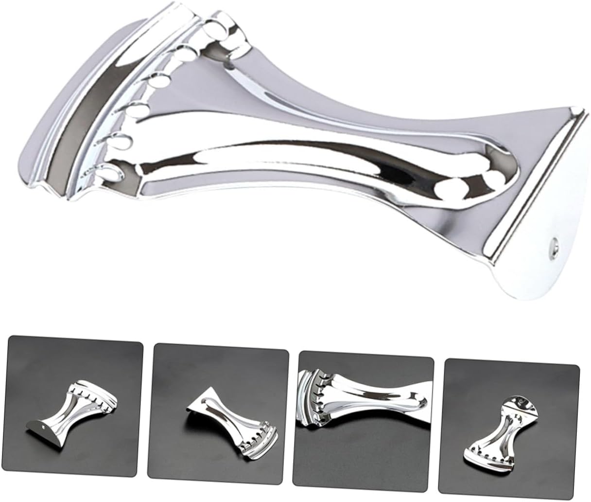 SHOWERORO Electric Guitar Tailpiece Durable String Bridge Replacement Enhances Tone Volume Portable Design for Chrome Finish