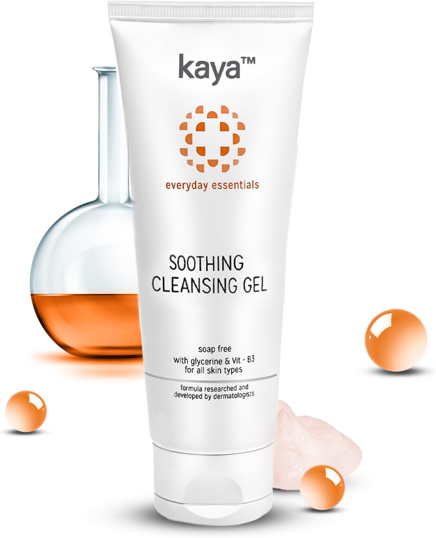 Kaya Clinic Soothing Cleansing Gel, Soap Free and Gentle Face Wash for Everyday Use - 100ml