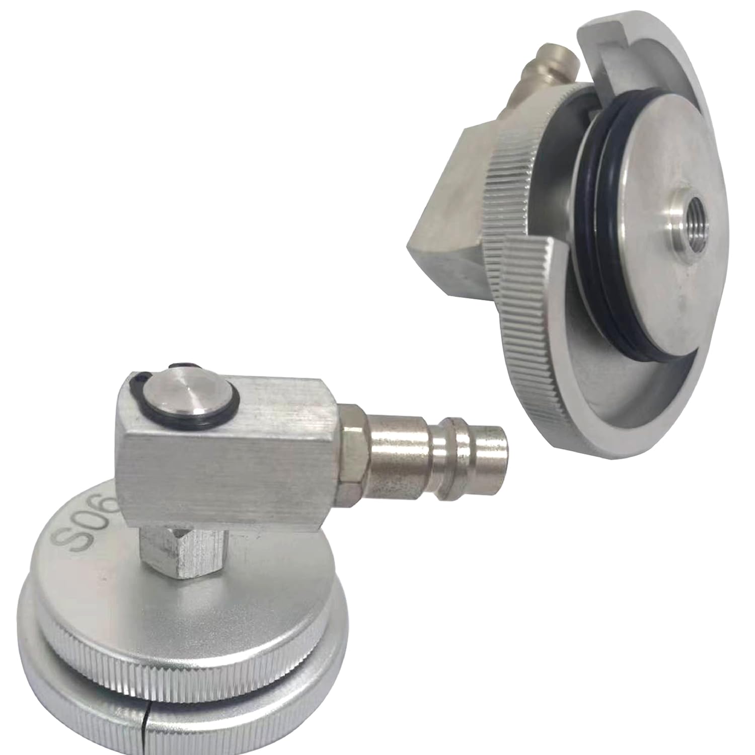 Adattatore per Serbatoio del Liquido Freni con Attacco Euro, Adattatore per spurgo Freni in Alluminio, Compatibile con i Modelli della Serie Toyota