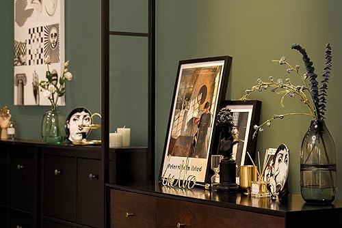 Miniatura 182 de Dimoon 236''x17.7'' White Thicken Peel and Stick Wallpaper Contact Paper Modern Self Adhesive Wall Paper Removable Renter Friendly Textured Solid