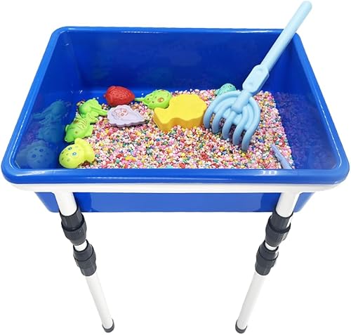 Miniatura 2 de zvzvo Mesa de agua de altura ajustable. Juego al aire libre, cajas de arena, juguetes de playa, mesas de agua. Fácil de instalar, aprendizaje