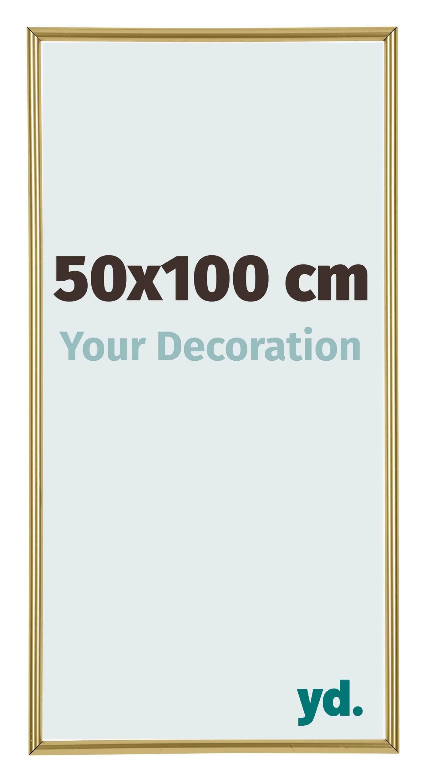 Your Decoration - Picture Frame 50x100 cm - Gold - Decorative Wall Frame in Plastic with Antireflection - Frame 50x100 - Annecy — image 1