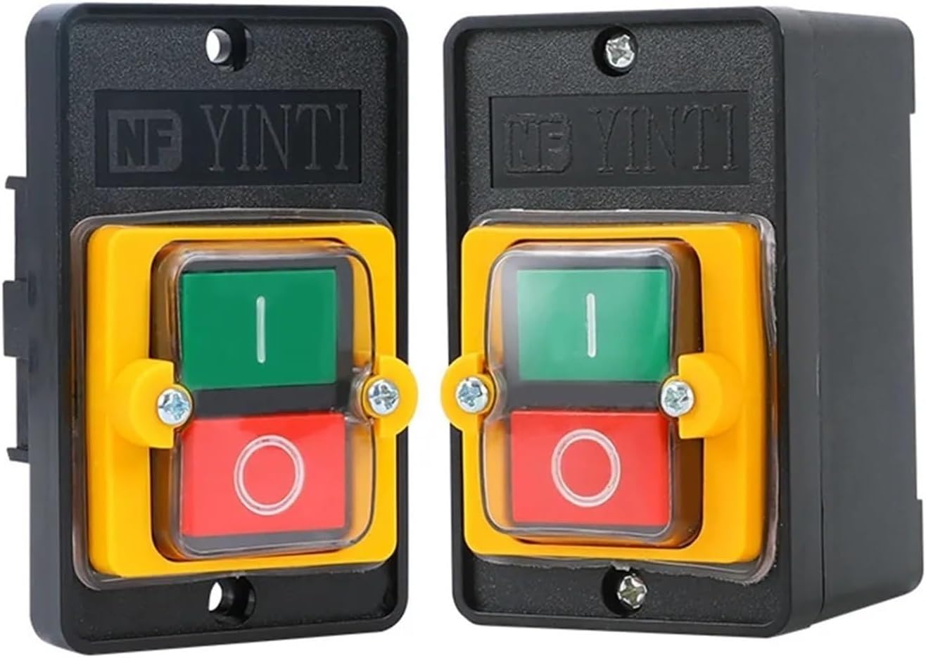 Durable Machine Drill Motor Waterproof Accessories Switch Industrial Push Button for Cutting ON/Off Electric Home for KAO-5M(KAO-5M)