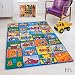 HR 7FT.4IN X 10FT.4IN ABC TRANSFORMATION KIDS EDUCATIONAL NON-SLIP RUG(8FTX11FT). PLEASE CHECK ALL THE PICTURES